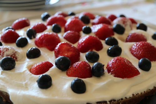 Strawberry cake
